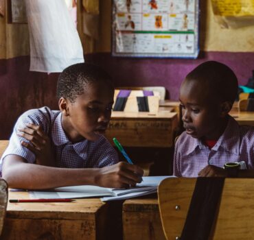 African students learning