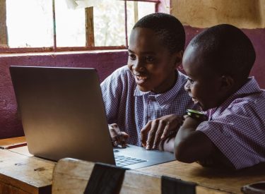 African students in school